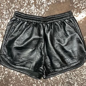Leather Shorts